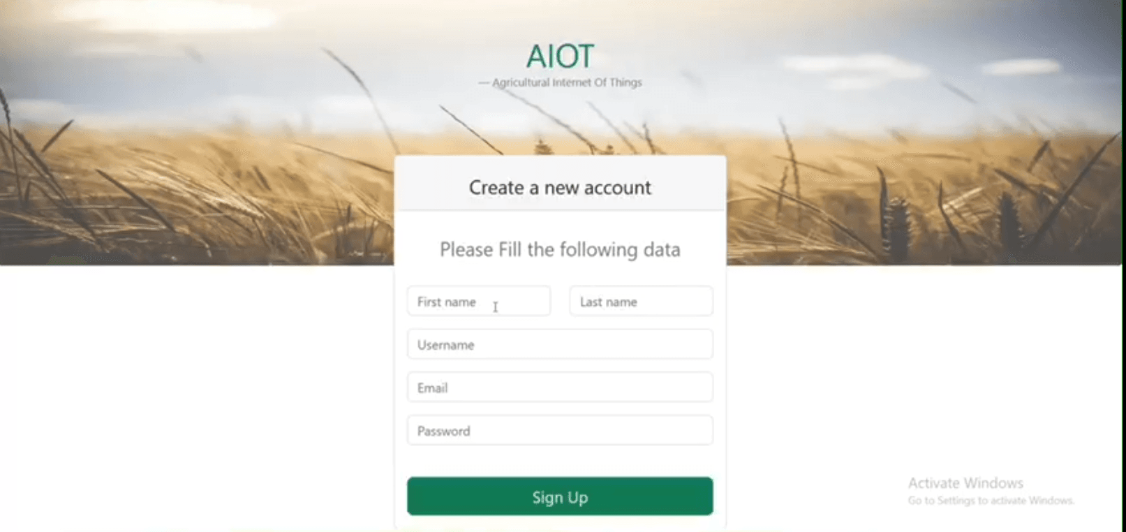 Smart Farm Dashboard thumbnail